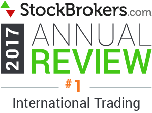 Avis Interactive Brokers : 2017 Stockbrokers.com Awards - Meilleur trading international Trading