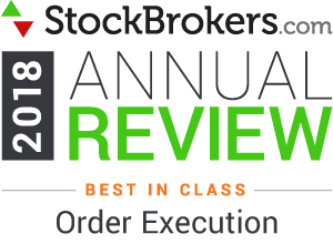 Interactive Brokers reviews : 2018 Stockbrokers.com Awards - Meilleur de sa catégorie en 2018 -  Exécution d'ordre