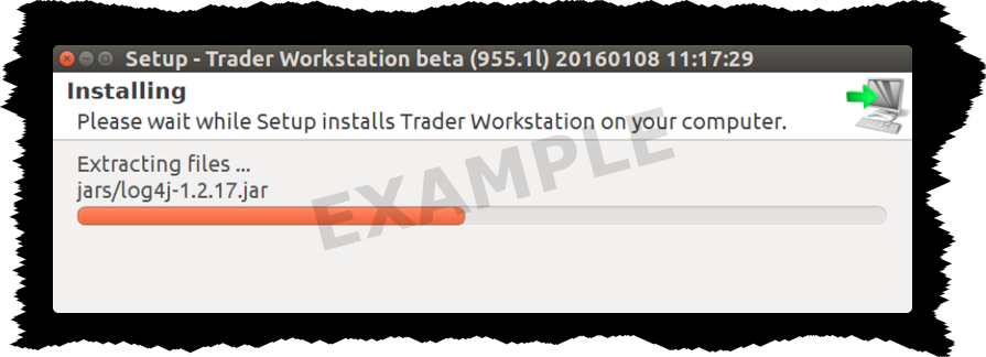 Installation de TWS pour Linux Screen 