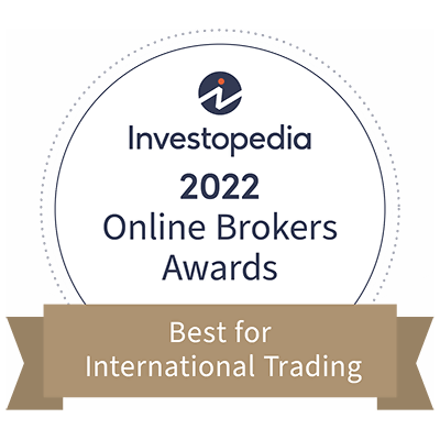 Prix Investopedia 2022 - Meilleur courtier pour le trading international