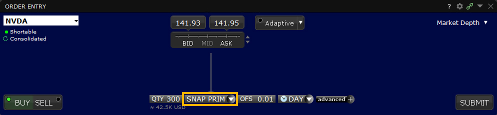 Snap to Primary Order