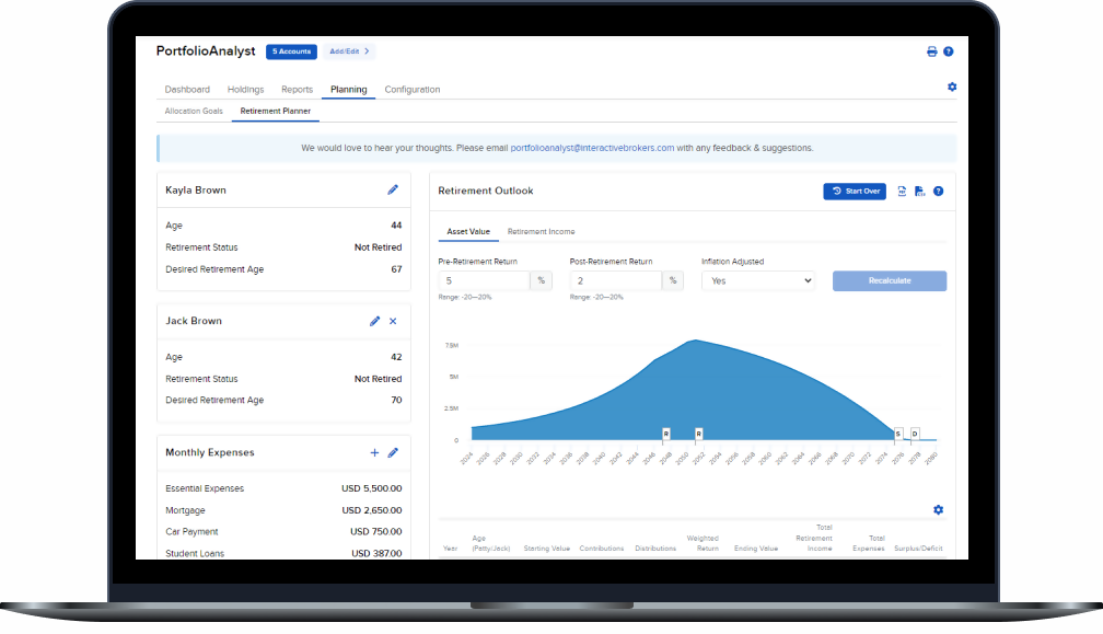 PortfolioAnalyst – Rentenplaner